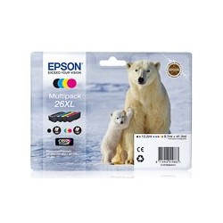 Pack cartouches 26XL origine EPSON Expression Premium XP800 T26364010