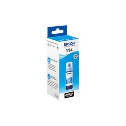 recharge cyan N°114 jet d'encre pour EPSON Ecotank ET8500 T07B240