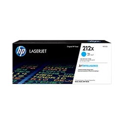 Cartouche toner laser cyan N°212X origine HP laserjet M555dn W2121X