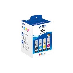 pack recharges N°104 EPSON Ecotank ET1810/ET2710/ET2711/ET2712 T00P640