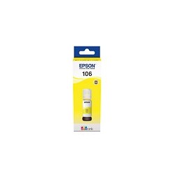 recharge N°106 encre Jaune origine EPSON Ecotank ET7700 ET7750 T00R440