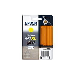 cartouche N°405XL Jaune origine EPSON Workforce WF7840dtwf T05H44010