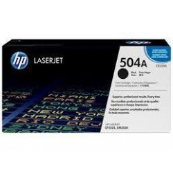 toner laser Noir N°504A HP Color Laserjet CM3530fs MFP origine CE250A