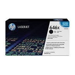 Toner Noir laser N°646X HP Laserjet Color CM4540 MFP origine CE264X