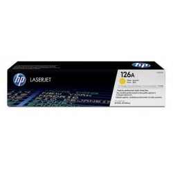 Toner laser Jaune 126A HP Laserjet Pro MFPM176n/M275s origine CE312A