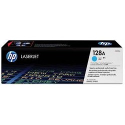 Cartouche laser Cyan N°128A HP Laserjet Pro CM1417fnw origine CE321A