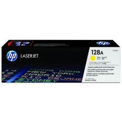 Cartouche laser Jaune N°128A pour HP Laserjet CP1527nw origine CE322A