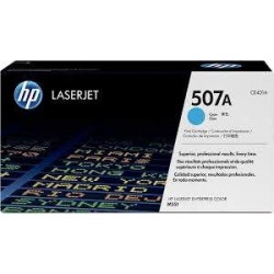 Cartouche laser Cyan N°507A HP Laserjet color 500 M575f origine CE401A