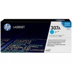 Cartouche laser Cyan N°307A HP Color Laserjet CP5225n origine CE741A