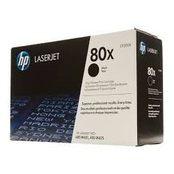 Cartouche toner Noir 80X origine HP Laserjet Pro M401a/M401dne CF280X