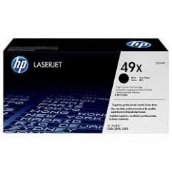 cartouche toner laser noir N°49X origine HP Laserjet 3390/3392 Q5949X