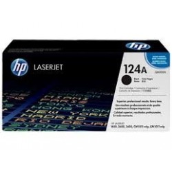 toner laser noir N°124A HP Laserjet Color CM1015MFP Q6000A original.