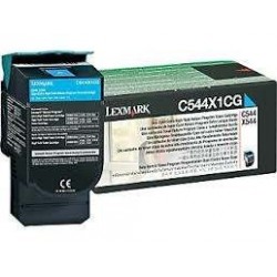 Cartouche toner laser Cyan LEXMARK X544n origine C544X1CG