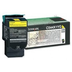 Cartouche toner laser Jaune pour LEXMARK C546dtn origine C544X1YG