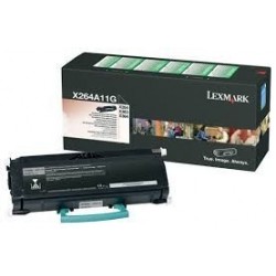 Cartouche toner laser noir origine imprimante Lexmark X363dn X264A11G