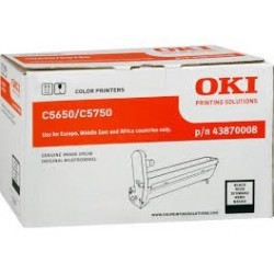 tambour laser couleur noir origine pour Oki C5750dn 43870008