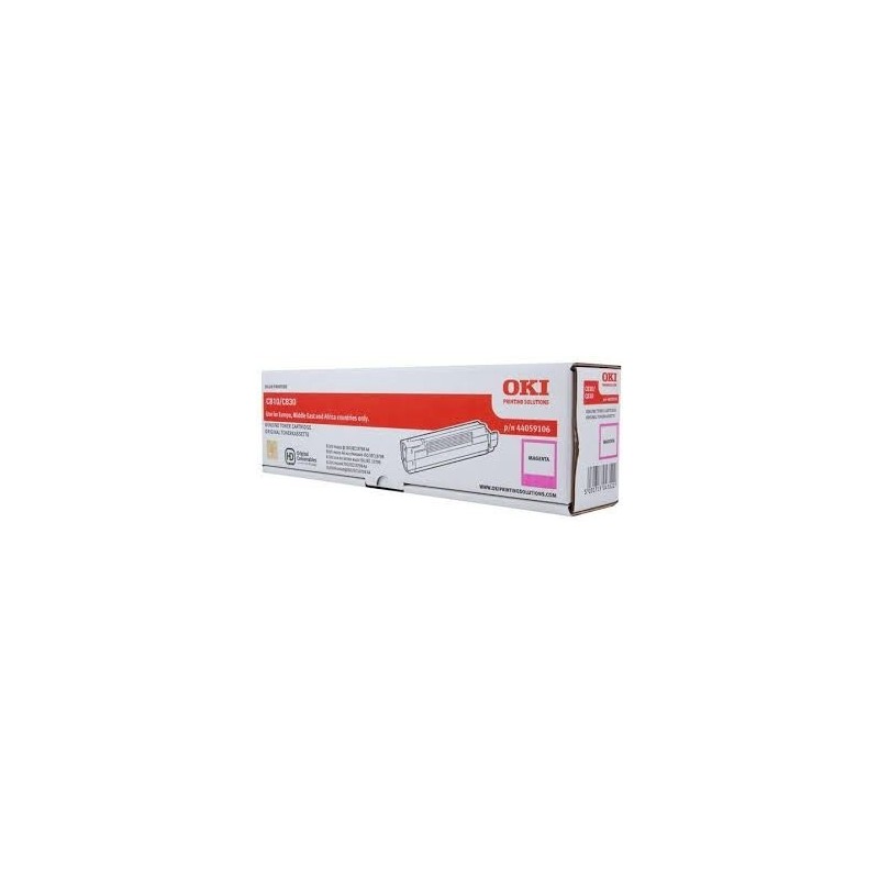 cartouche toner laser couleur rouge origine Oki C810n 44059106