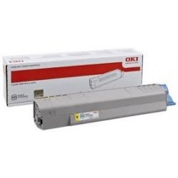 cartouche toner laser jaune origine imprimante Oki MC862cdxn 44059253