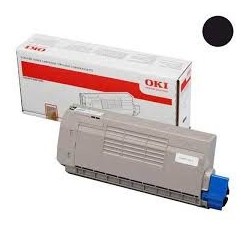 Cartouche toner laser imprimante Oki C711cdtn noir d'origine 44318608