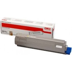 cartouche de toner laser pour Oki C801n couleur jaune origine 4464300