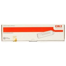 cartouche de toner laser pour Oki C821dn couleur noir origine 44643004