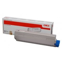 cartouche de toner laser imprimante Oki C822 noir d'origine 44844616