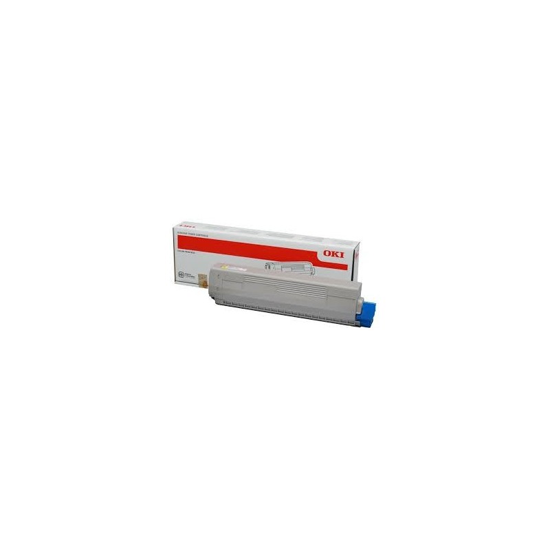 cartouche toner laser imprimante Oki C822n  jaune origine 44844613