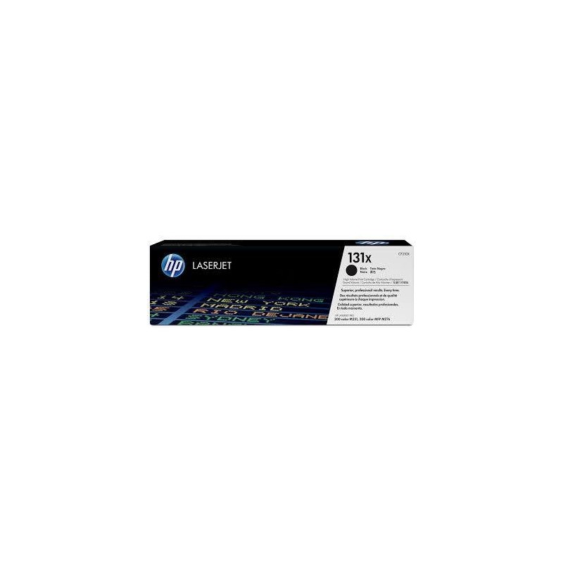 Cartouche de toner laser Noir N°131X pour HP MFPM276n origine CF210X