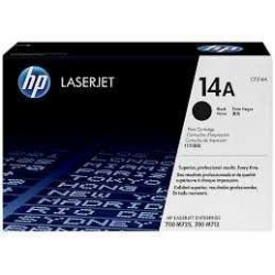 Cartouche 14a toner Noir HP Laserjet MFPM712dn/MFPM712n origine CF214A