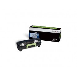 Cartouche 502X toner noir Lexmark MS410d / MS410dn origine 50F2X00