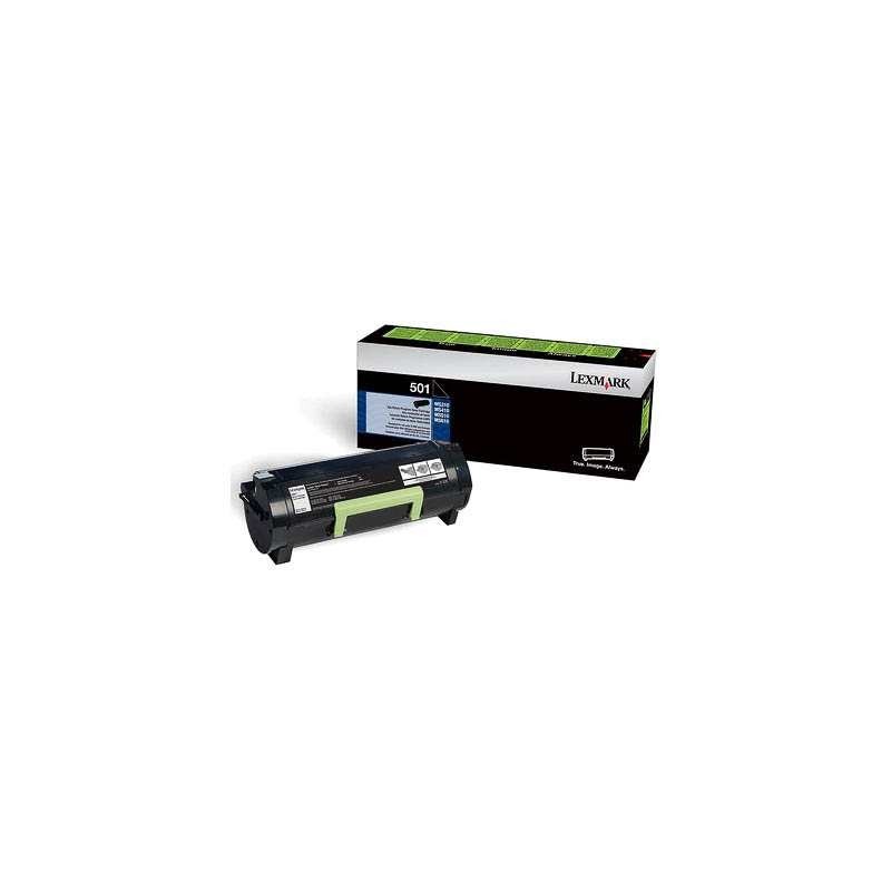 Cartouche 502X toner noir Lexmark MS410d / MS410dn origine 50F2X00