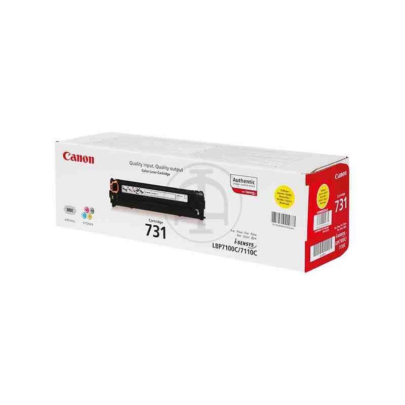 cartouche 731Y laser jaune pour Canon Isensys LBP7110 origine 6269B002