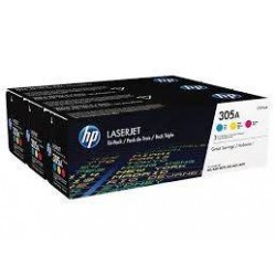 Pack cartouches couleur origine HP Laserjet Pro 300 MFPM375nw CF370AM