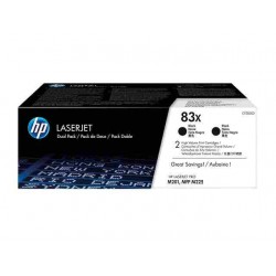 Pack toner Noir 83X origine pour HP Laserjet Pro MFP-M225dn CF283XD