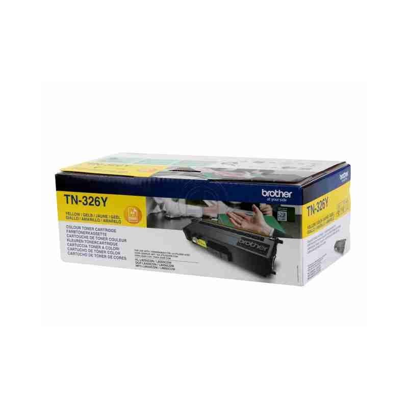 Cartouche toner laser jaune origine pour Brother HLL8450CDW TN326Y