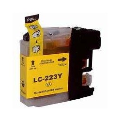 cartouche jaune jet d'encre pour DCPJ562DW compatible Brother LC223Y