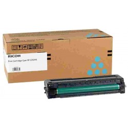 cartouche de toner laser bleue origine Ricoh Aficio SPC252 407717