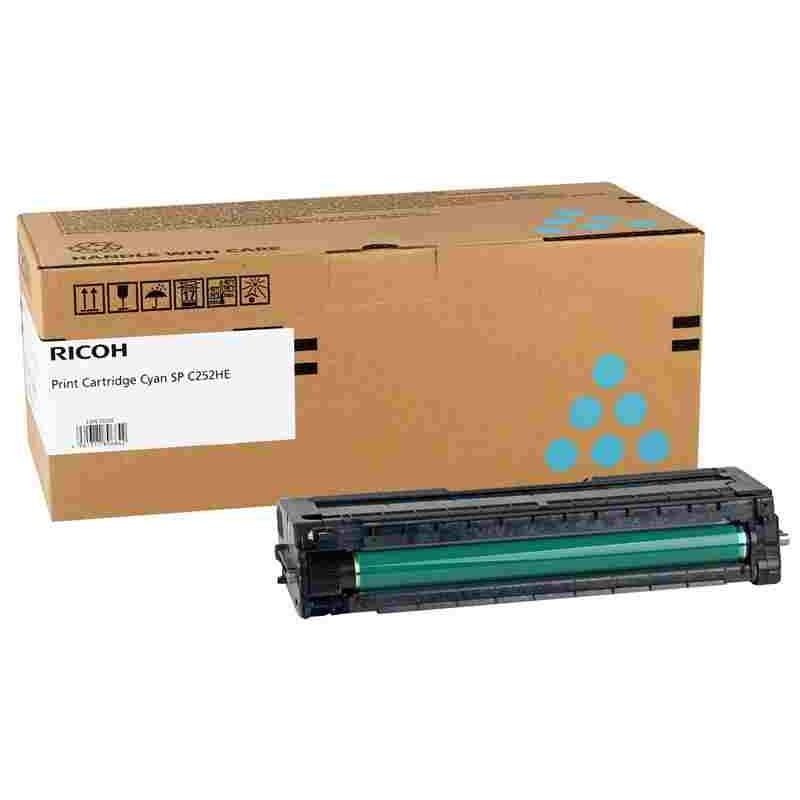 cartouche de toner laser bleue origine Ricoh Aficio SPC252 407717