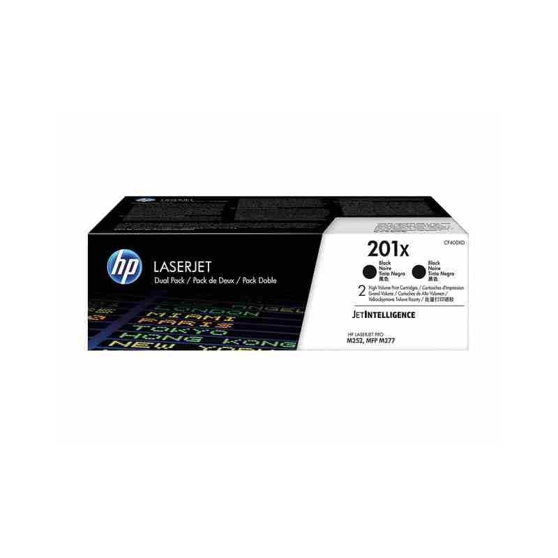 Pack cartouche toner noir 201X origine HP Laserjet Pro M274n CF400XD