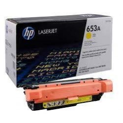 Cartouche 653A de toner laser Jaune origine HP Laserjet M651dnm CF322A