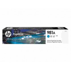 cartouche N°981A encre Cyan origine pour HP Pagewide MFP586z J3M68A