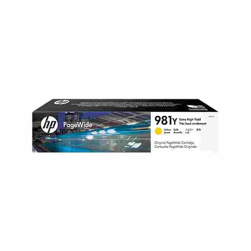 cartouche 981Y encre Jaune HP Pagewide Enterprise 556dn origine L0R15A