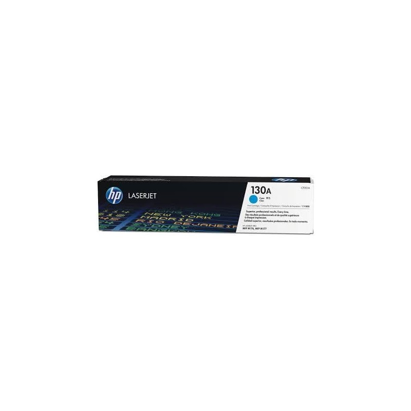 Cartouche N°130A toner Cyan HP Laserjet Pro MFPM177fw origine HP CF351A