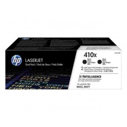 Pack toner laser noir 410X origine HP Laserjet Pro MFP-M477 CF410XD