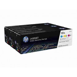 Pack 3 toner laser couleur 131A origine HP laserjet pro 200 M251nw U0SL1AM