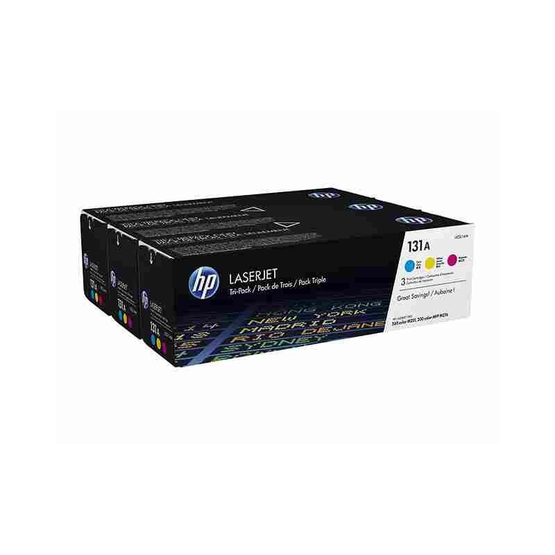 Pack 3 toner laser couleur 131A origine HP laserjet pro M251nw U0SL1AM