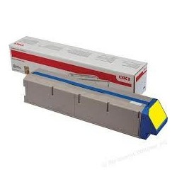 Cartouche de toner laser jaune Oki c941dn d'origine 45536505