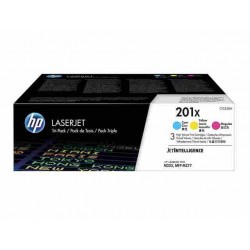 Pack toner laser couleur 201X imprimante HP Pro M252dw origine CF253XM