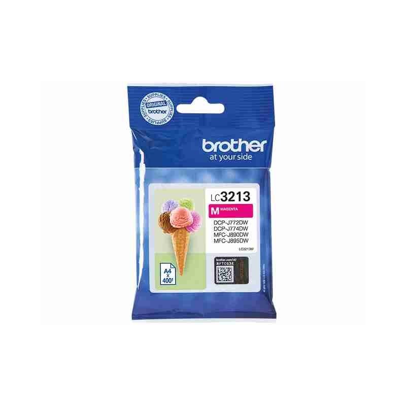 cartouche Rouge jet d'encre Brother DCPJ890dw origine LC3213M