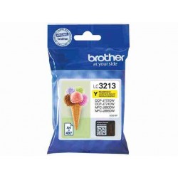 cartouche Yellow jet d'encre Brother DCPJ772dw origine LC3213Y